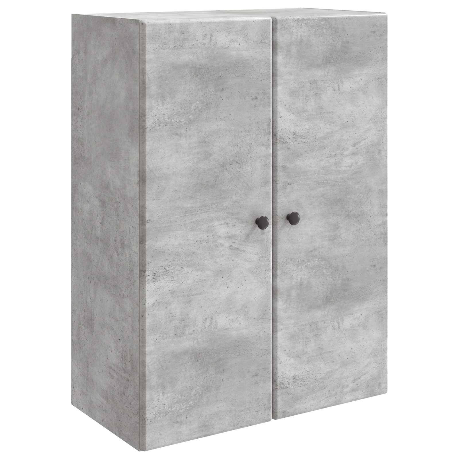 vidaXL Wandschrank Betongrau 66 x 34,5 x 90 cm Holzwerkstoff