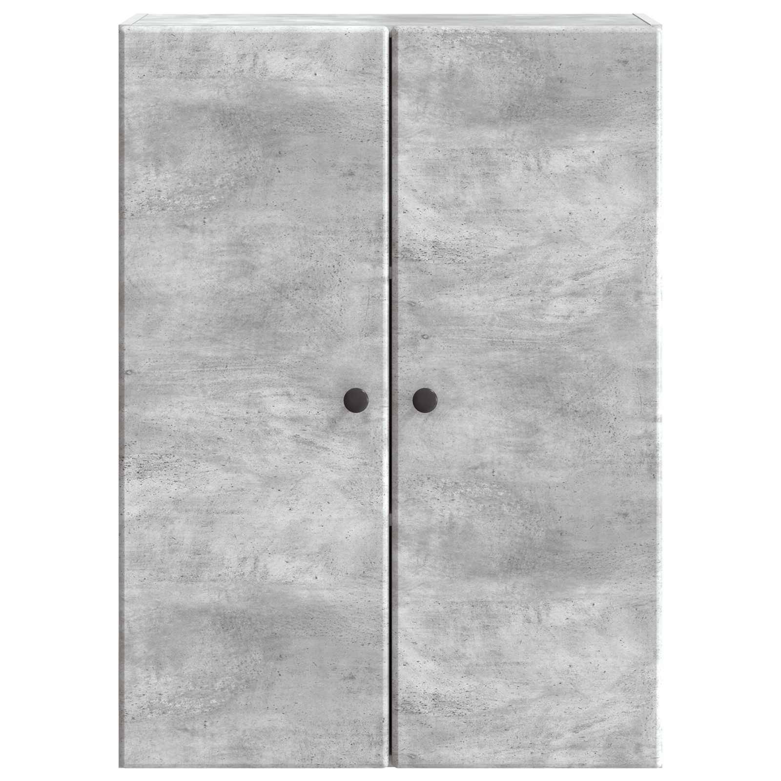 vidaXL Wandschrank Betongrau 66 x 34,5 x 90 cm Holzwerkstoff