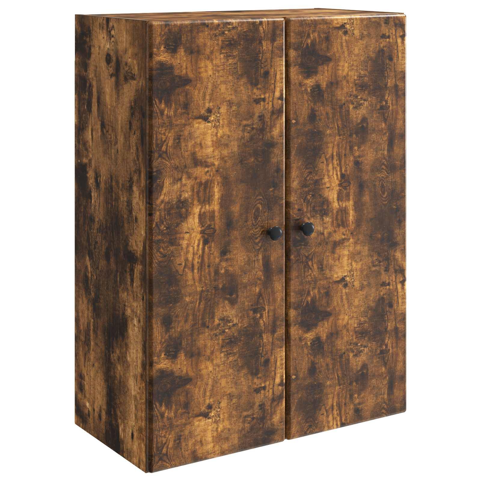 vidaXL Wandschrank Geräucherte Eiche 66 x 34,5 x 90 cm Holzwerkstoff