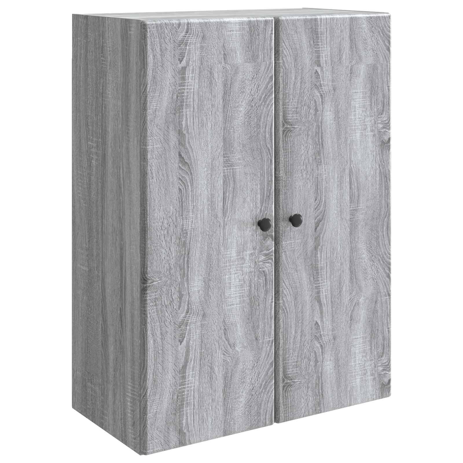 vidaXL Wandschrank Grau Sonoma 66 x 34,5 x 90 cm Holzwerkstoff