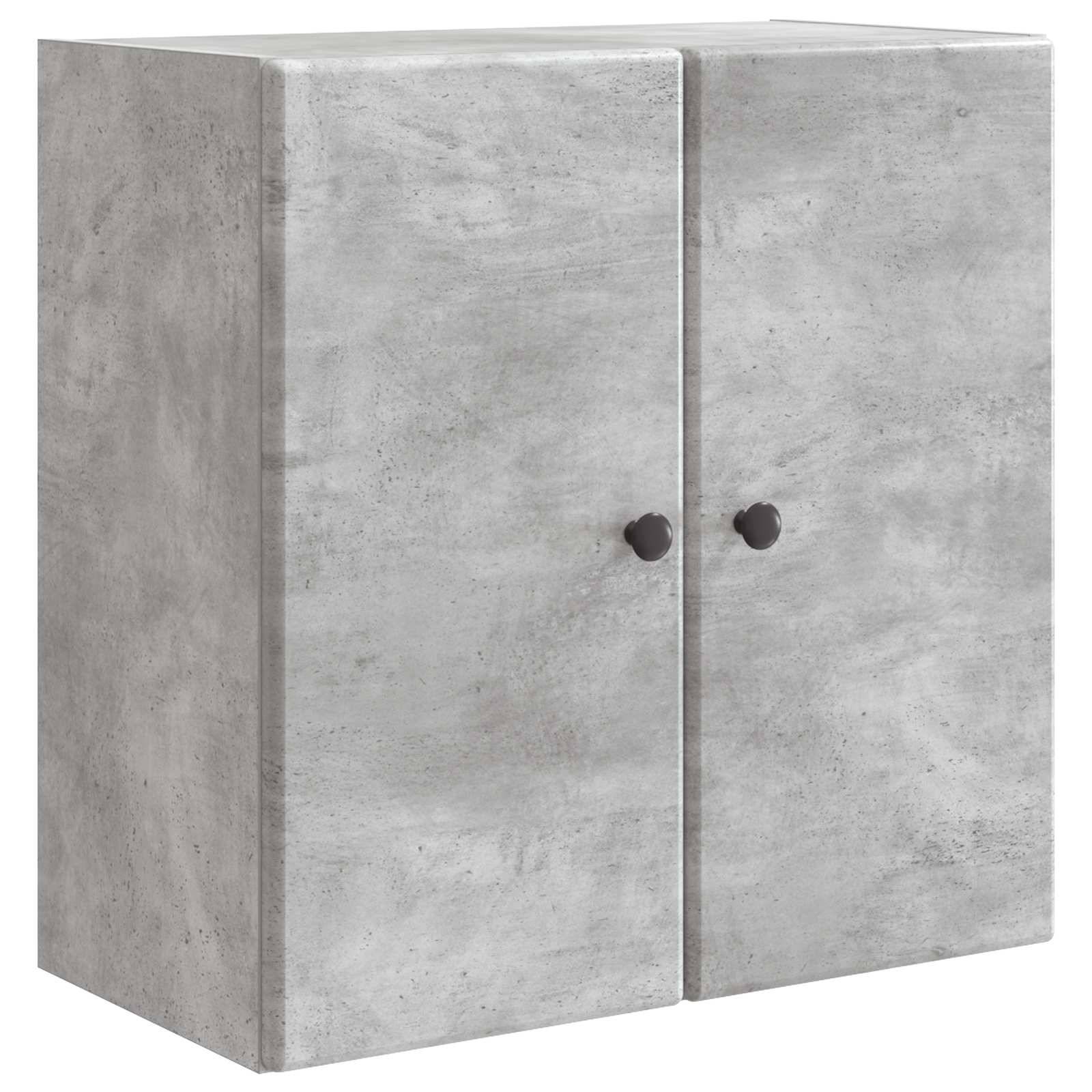 vidaXL Wandschrank Betongrau 59 x 31 x 60 cm Holzwerkstoff