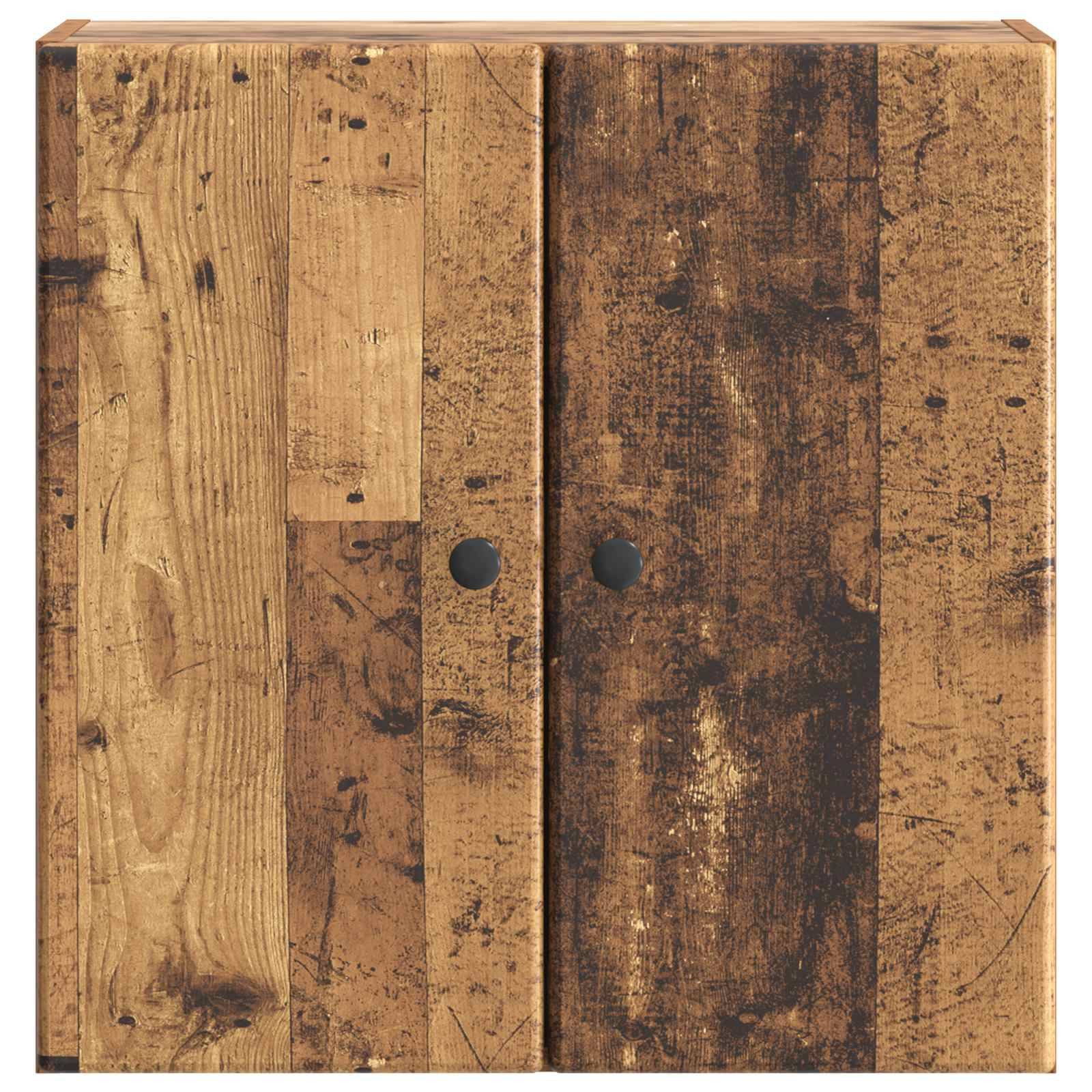 vidaXL Wandschrank Altholz 59 x 31 x 60 cm Holzwerkstoff