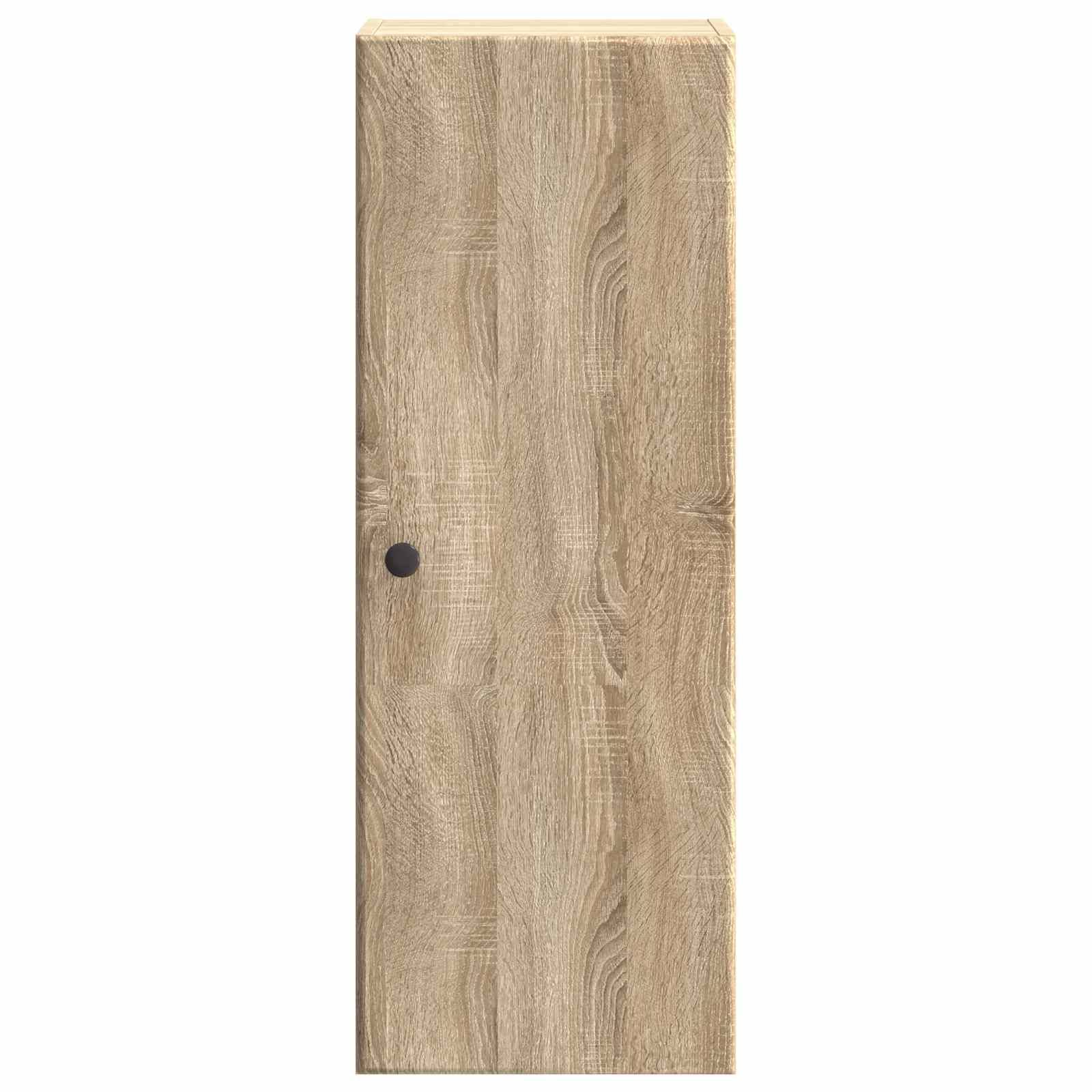 vidaXL Wandschrank Sonoma-Eiche 33 x 34,5 x 90 cm Holzwerkstoff