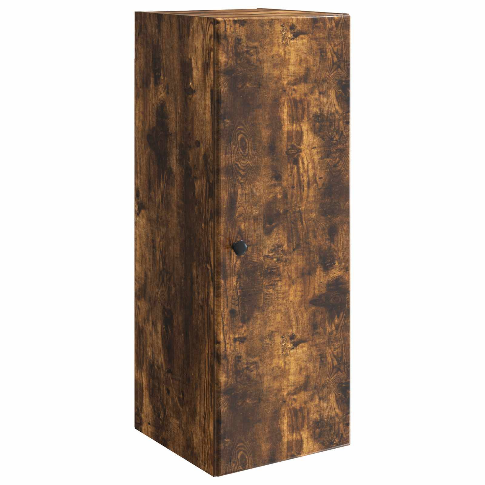 vidaXL Wandschrank Geräucherte Eiche 33 x 34,5 x 90 cm Holzwerkstoff