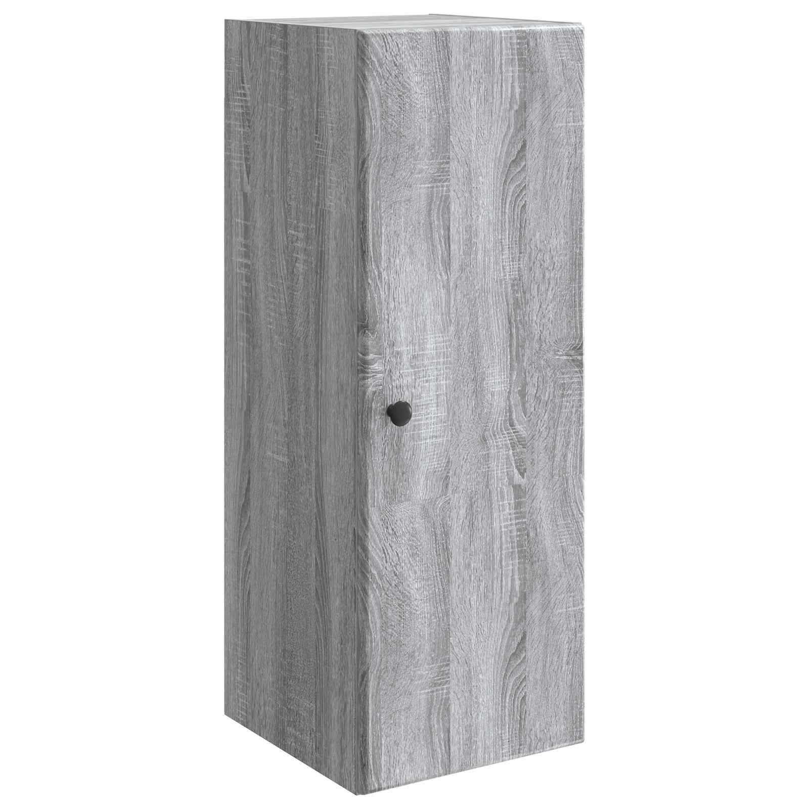 vidaXL Wandschrank Grau Sonoma 33 x 34,5 x 90 cm Holzwerkstoff
