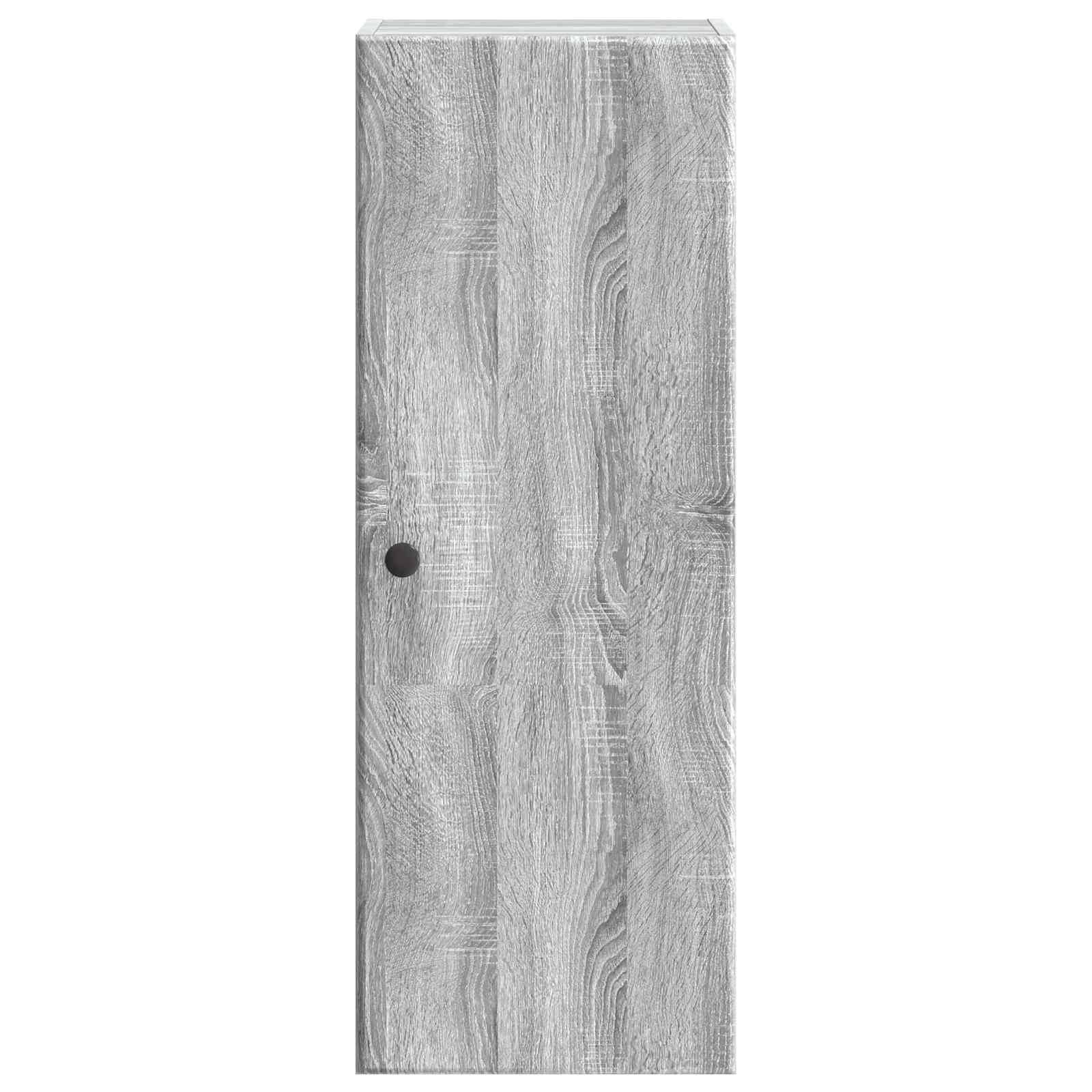vidaXL Wandschrank Grau Sonoma 33 x 34,5 x 90 cm Holzwerkstoff