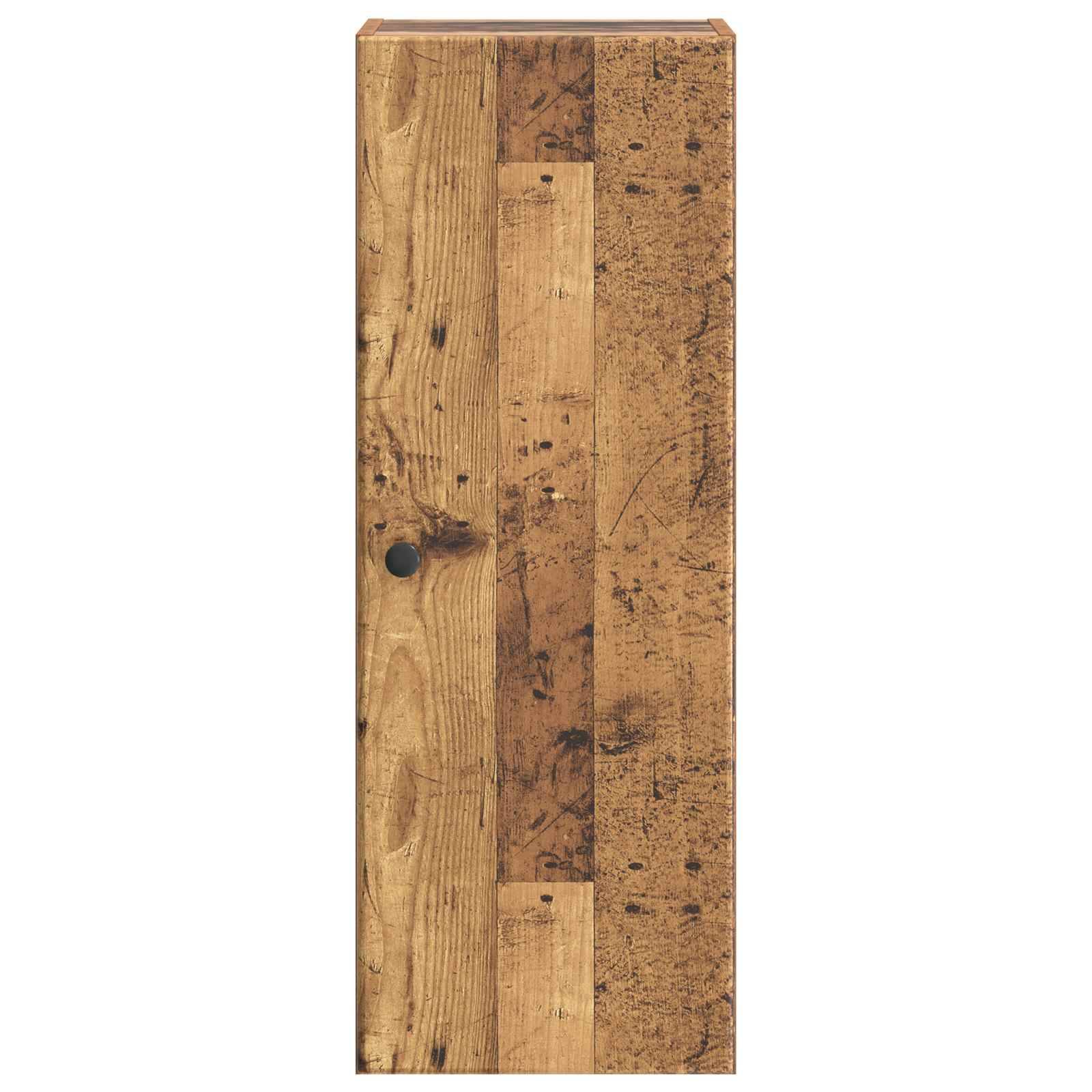 vidaXL Wandschrank Altholz 33 x 34,5 x 90 cm Holzwerkstoff