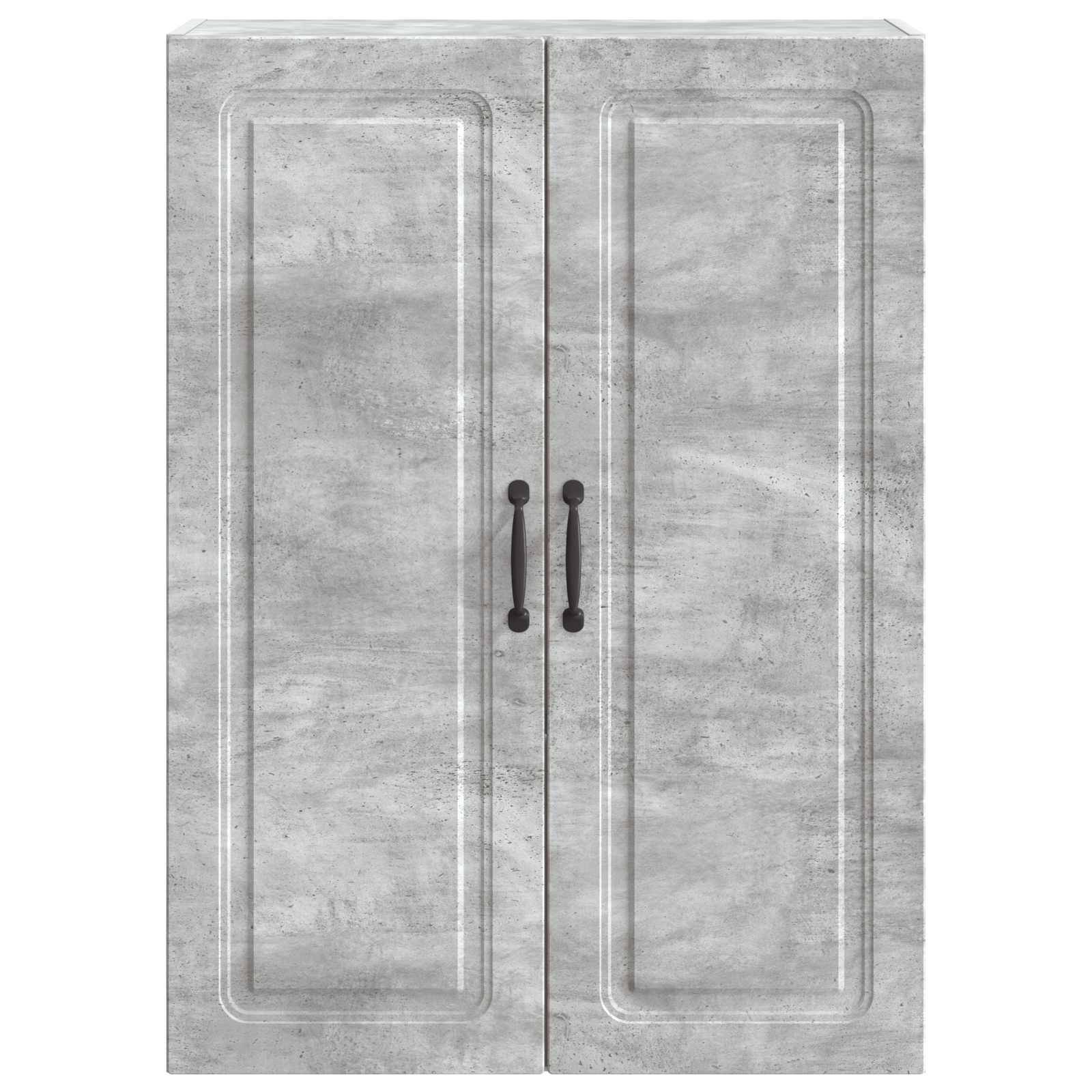 vidaXL Wandschrank Betongrau 66 x 34,5 x 90 cm Holzwerkstoff