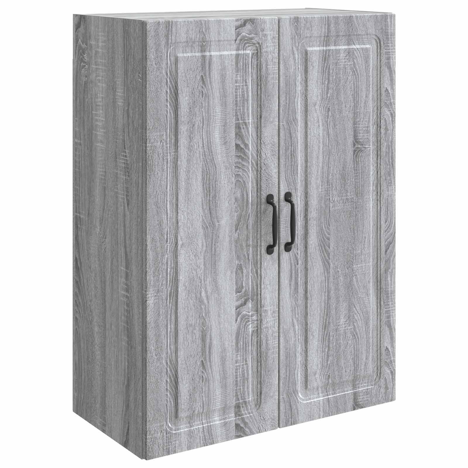 vidaXL Wandschrank Grau Sonoma 66 x 34,5 x 90 cm Holzwerkstoff