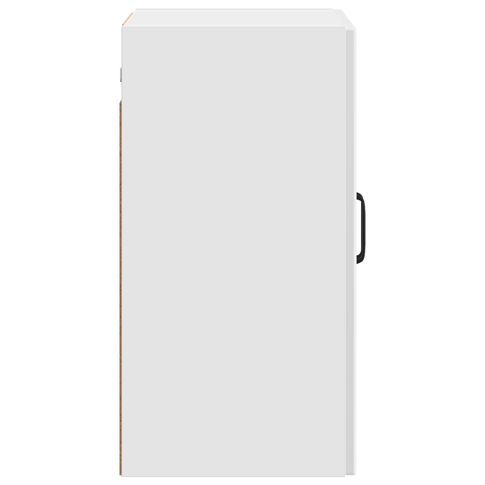 vidaXL Wandschrank Hochglanz Weiß 59 x 31 x 60 cm Holzwerkstoff