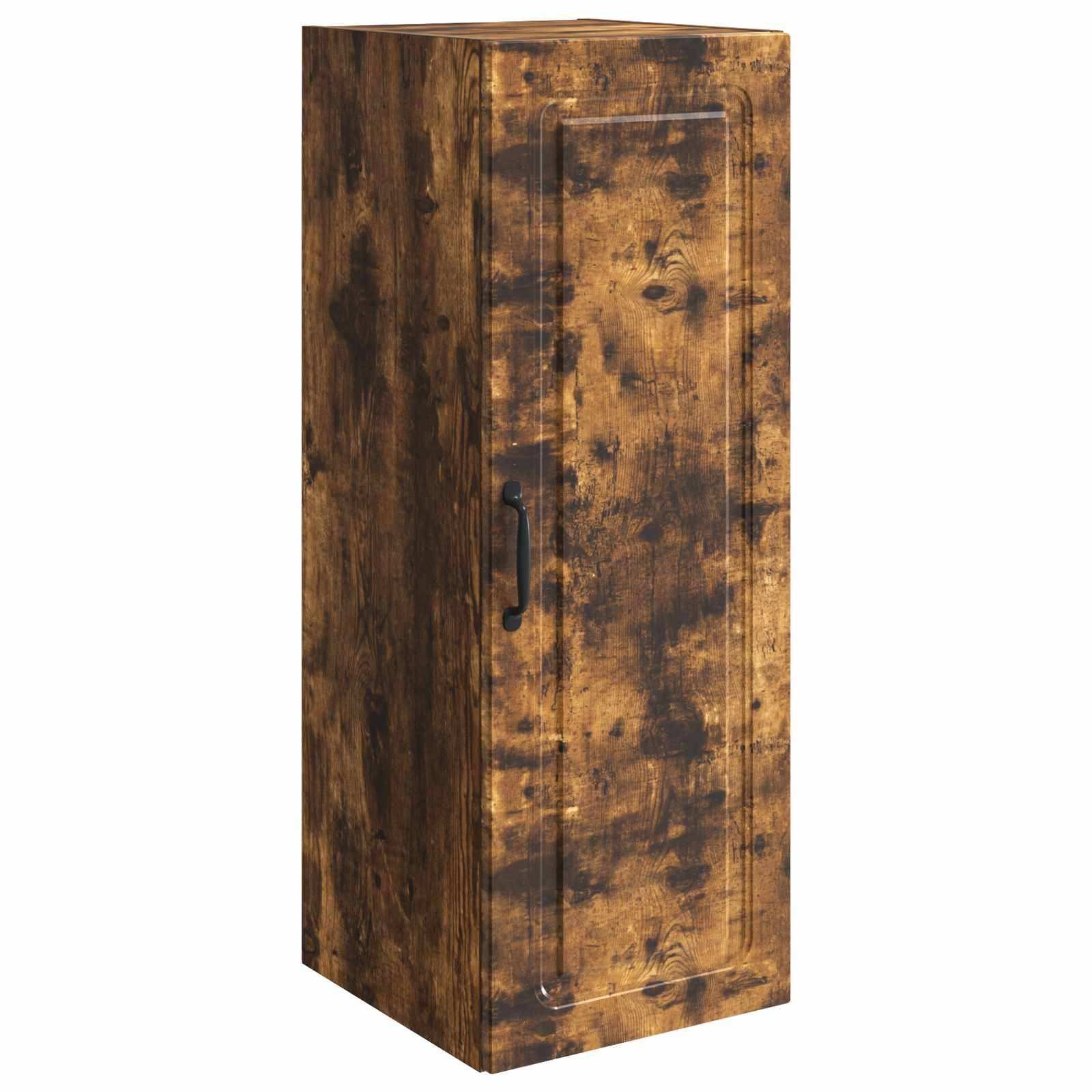 vidaXL Wandschrank Geräucherte Eiche 33 x 34,5 x 90 cm Holzwerkstoff