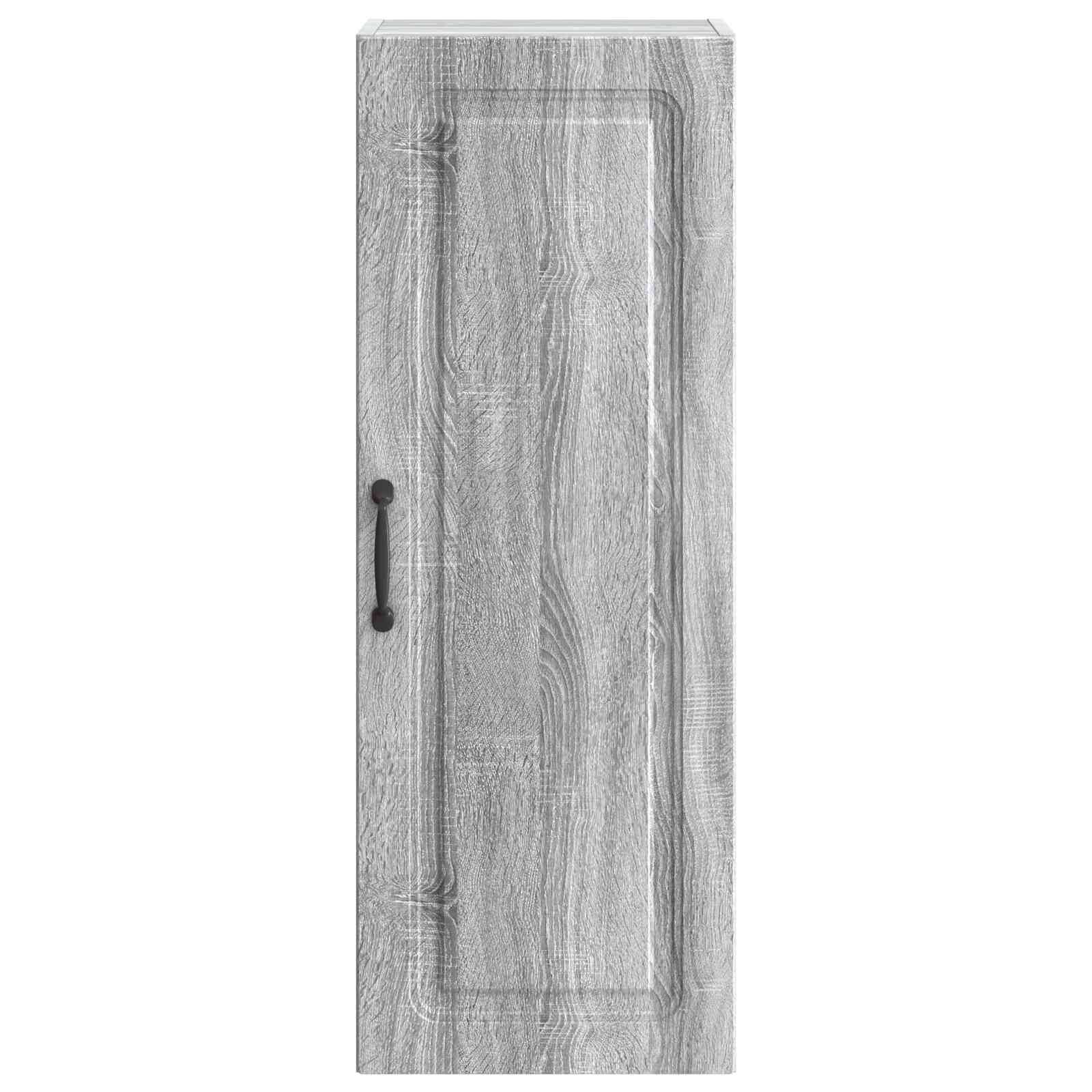 vidaXL Wandschrank Grau Sonoma 33 x 34,5 x 90 cm Holzwerkstoff