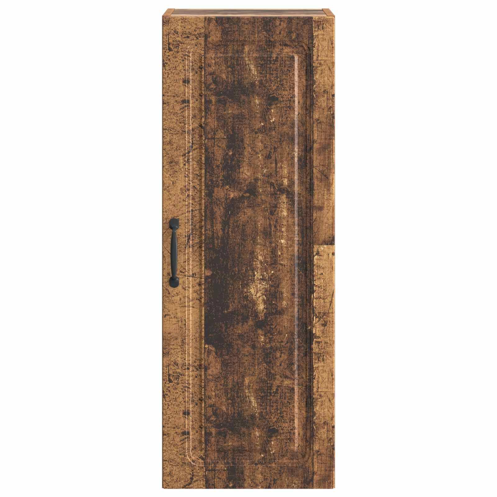 vidaXL Wandschrank Altholz 33 x 34,5 x 90 cm Holzwerkstoff