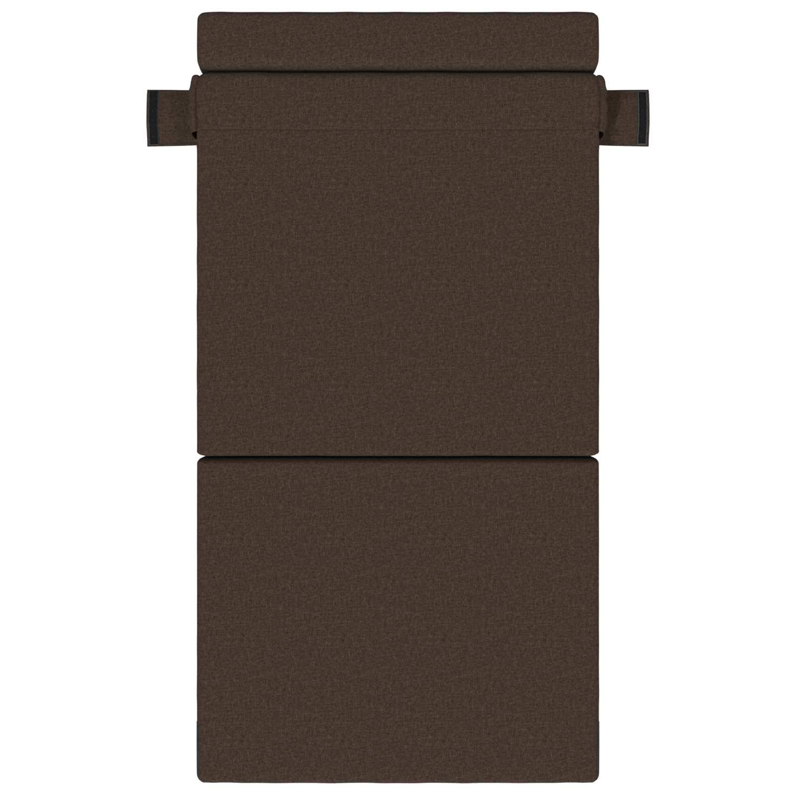 vidaXL Klappsofa Bett Taupe 70 x 72 x 60 cm Stoff
