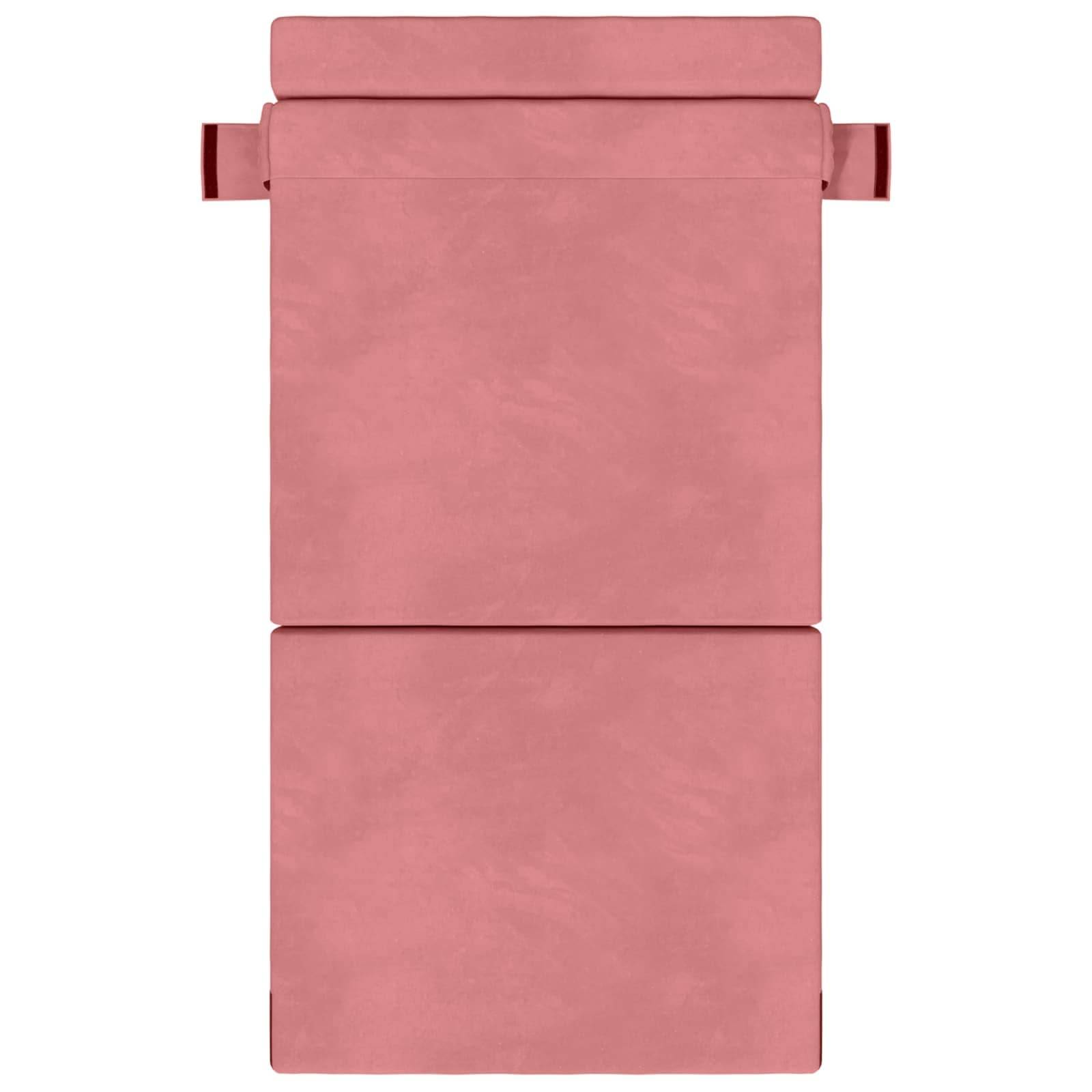 vidaXL Klappsofa Bett Rosa 70 x 72 x 60 cm Stoff