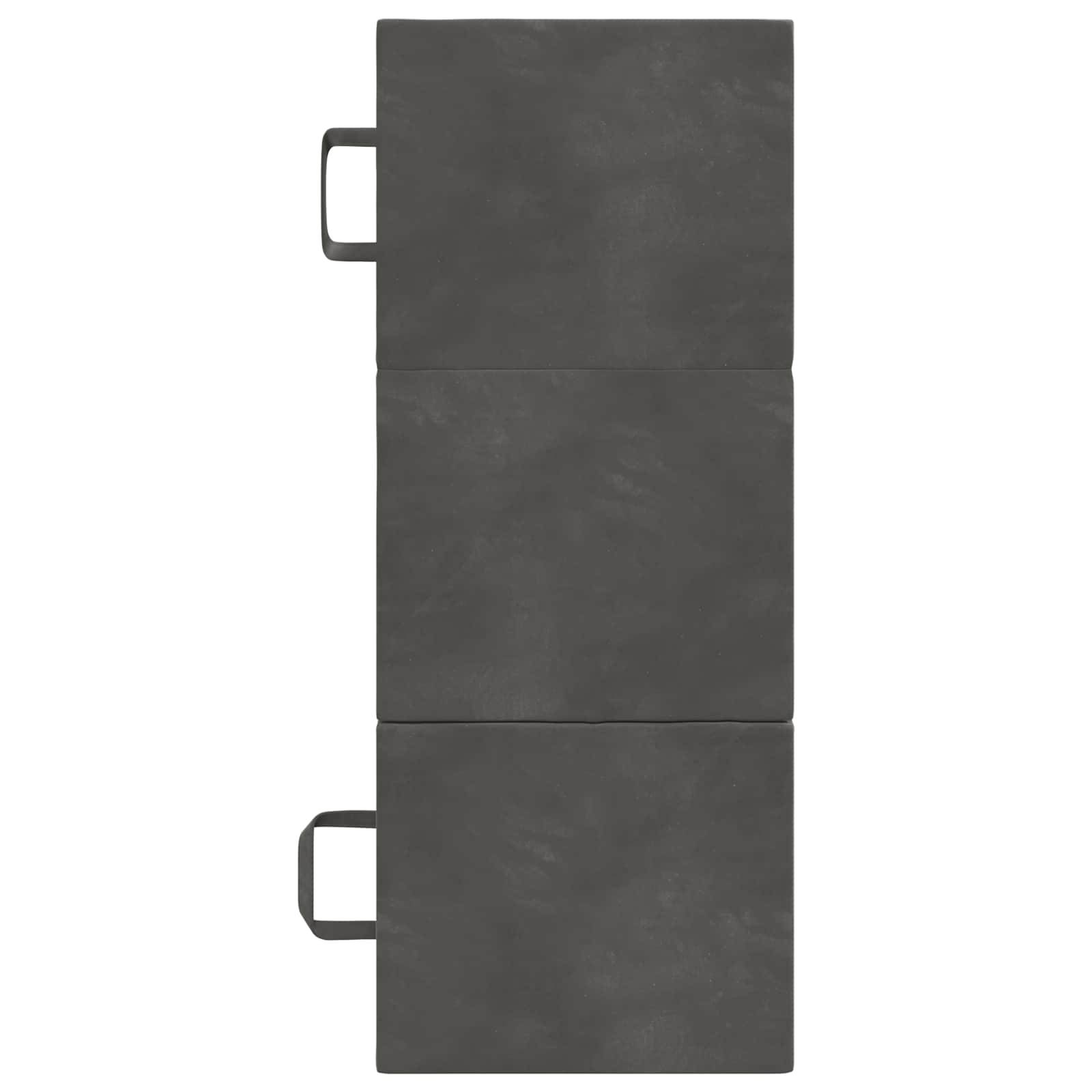 vidaXL Klappsofa Bett 75 x 63 x 45 cm Dunkelgrau