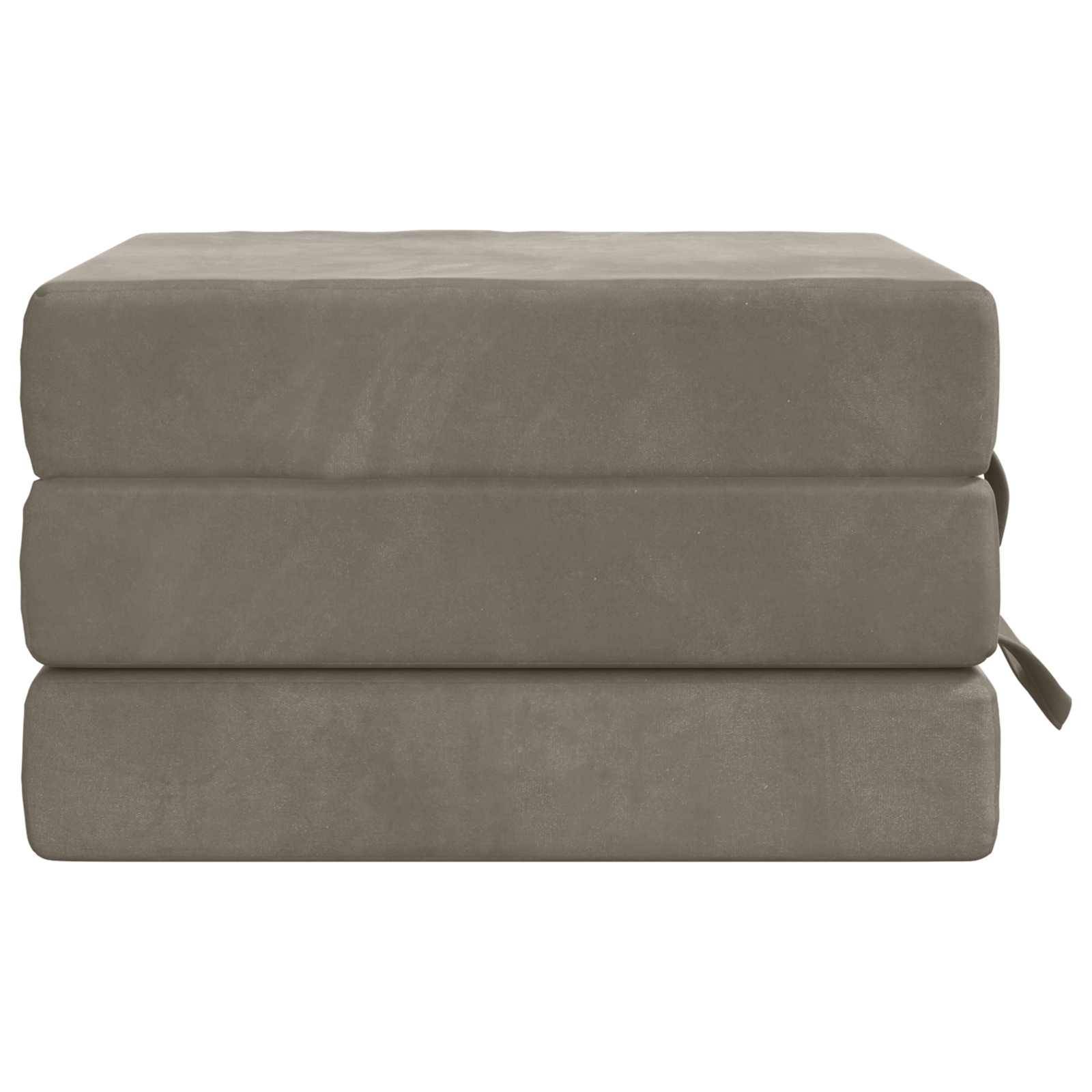 vidaXL Klappsofa Bett 90 x 67 x 45 cm Hellgrau