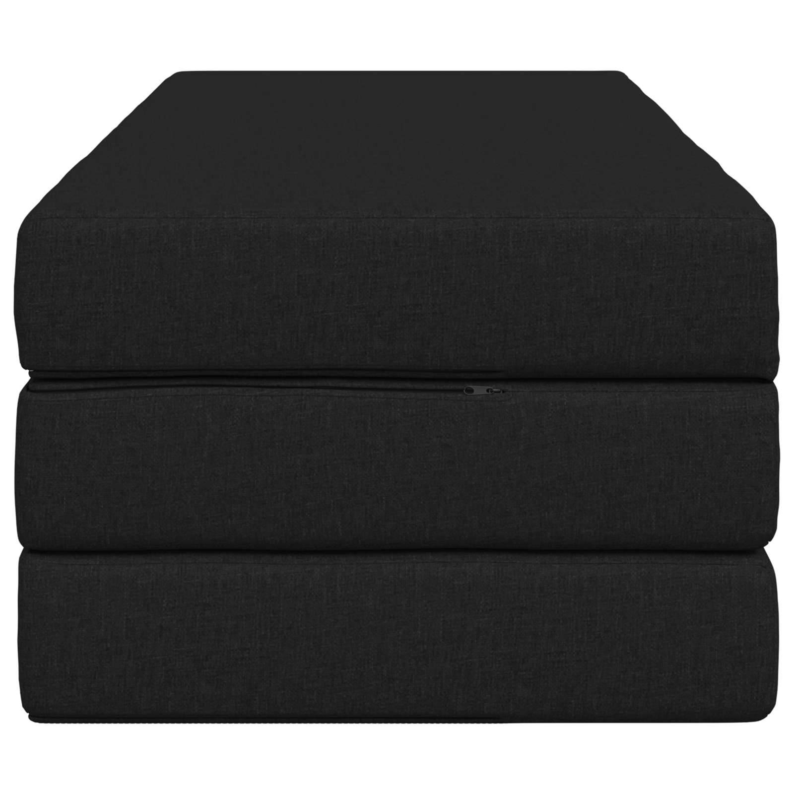 vidaXL Klappsofa Bett 120 x 67 x 45 cm Schwarz
