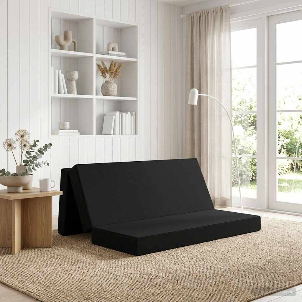 vidaXL Klappsofa Bett 180 x 67 x 45 cm Schwarz