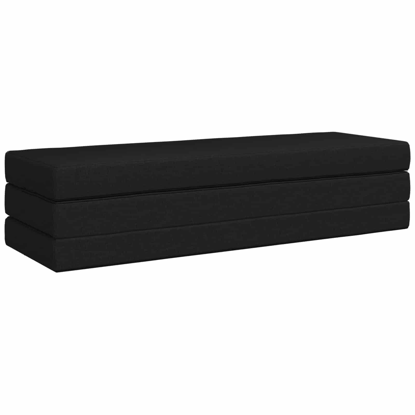 vidaXL Klappsofa Bett 180 x 67 x 45 cm Schwarz
