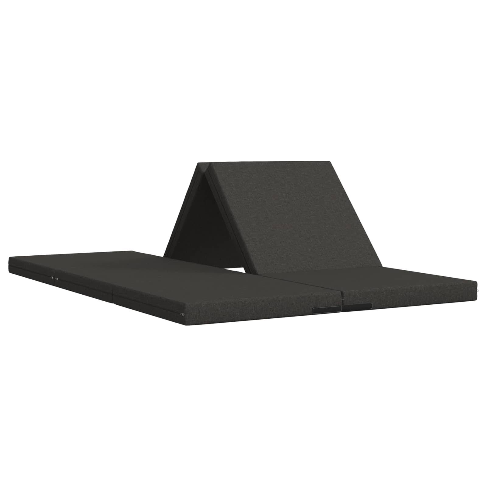 vidaXL Klappsofa Bett 140 x 67 x 45 cm Dunkelgrau