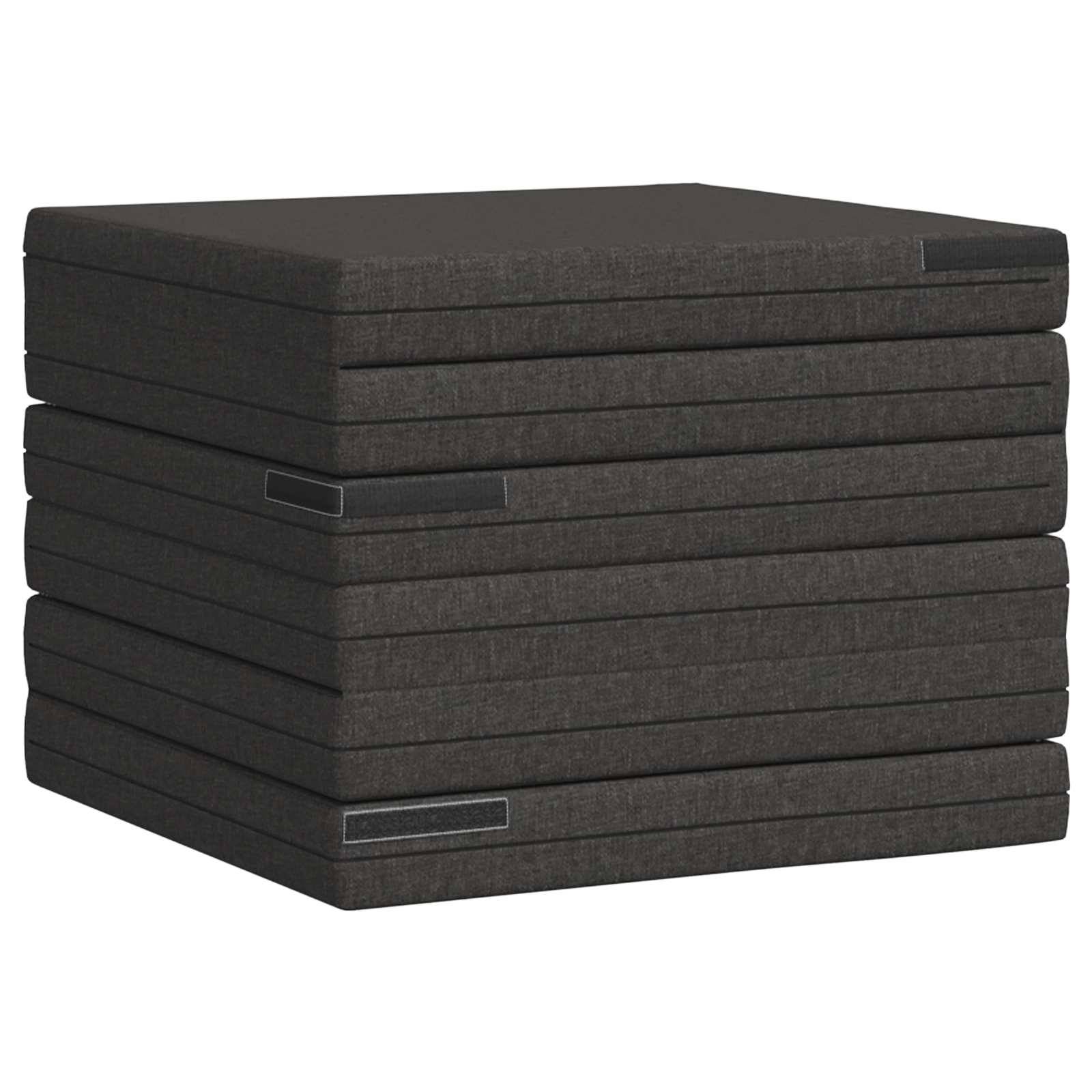 vidaXL Klappsofa Bett 140 x 67 x 45 cm Dunkelgrau