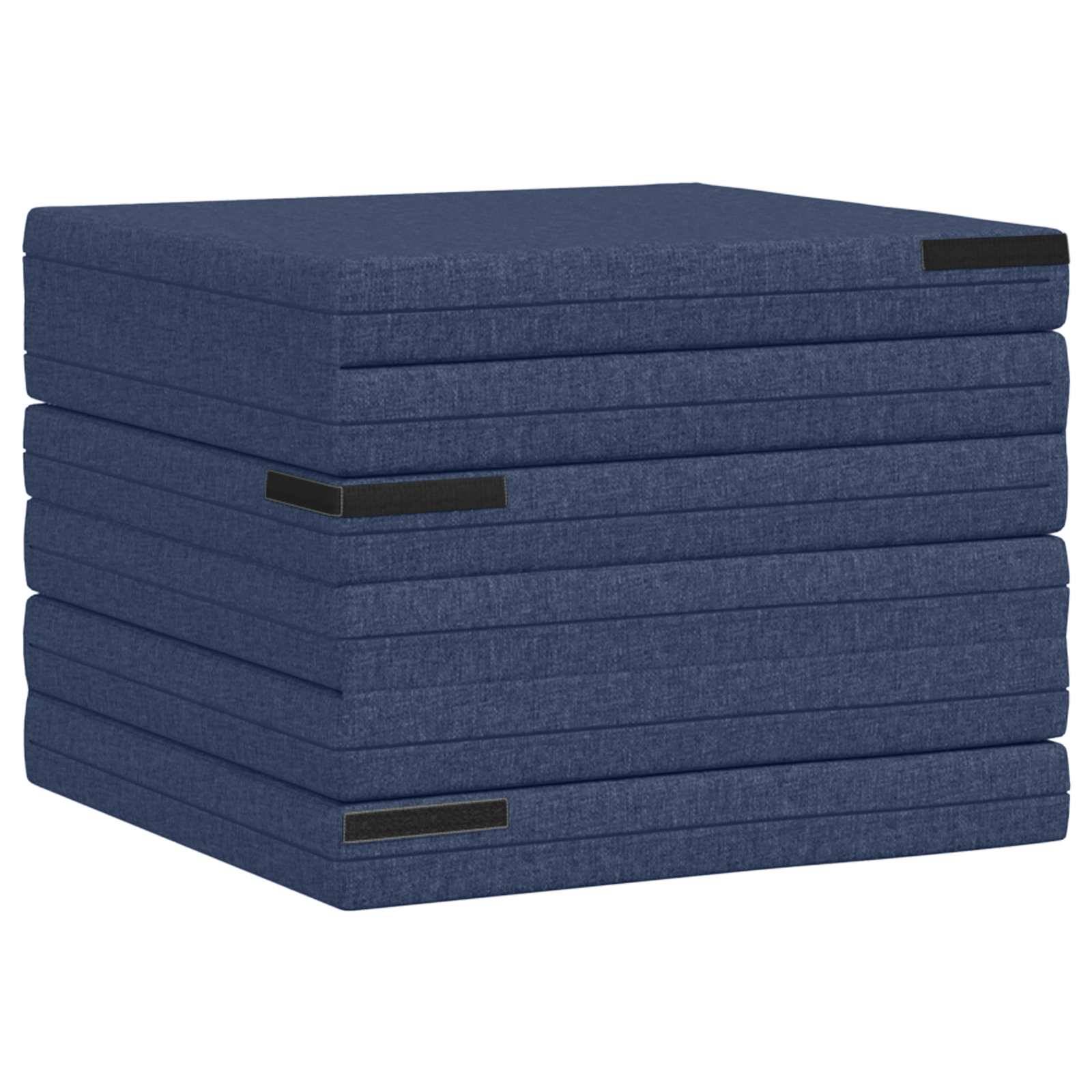 vidaXL Klappsofa Bett 140 x 67 x 45 cm Blau