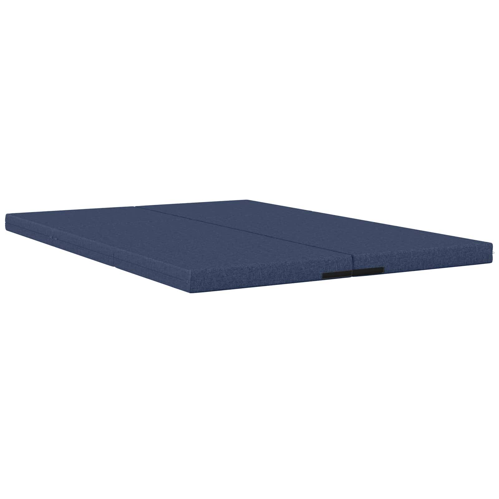 vidaXL Klappsofa Bett 140 x 67 x 45 cm Blau