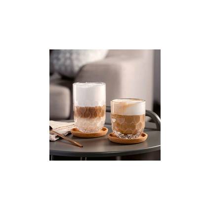 Esmeyer Leonardo Kaffeeglas GOCCE, 220 ml, 2er Set