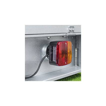 IWH Anhänger-Rückleuchte mit Magnetfuß, 6 Funktionen, 12V