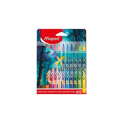 Maped Fasermaler DRAGON, 12er Kartonetui