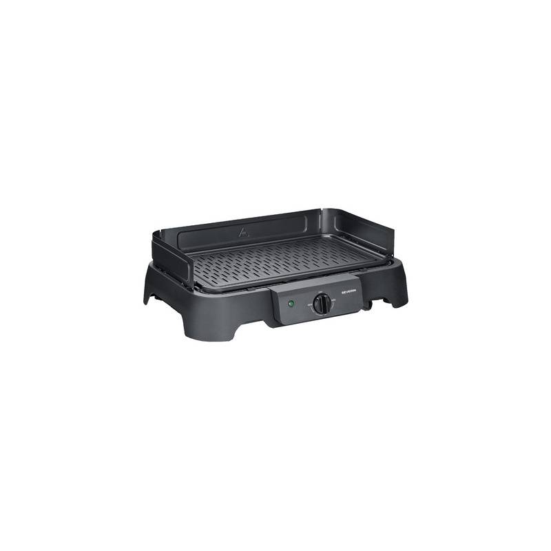 SEVERIN Tischgrill PG 8595, mit Grillplatte, schwarz