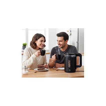 CLATRONIC Wasserkocher WK 3837, 1,7 Liter, schwarz
