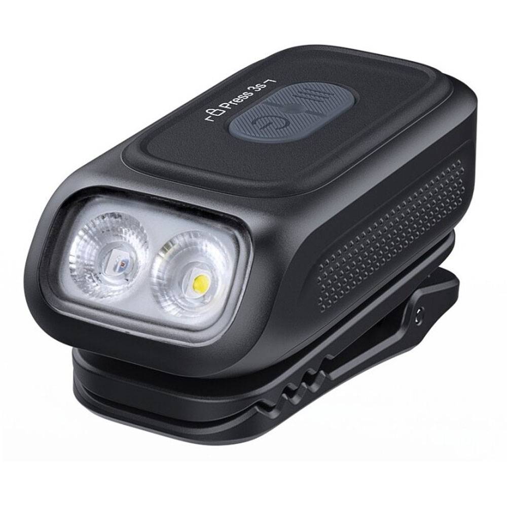 Fenix E04R LED-Cliplampe mit Rotlicht 300 Lumen - Schwarz