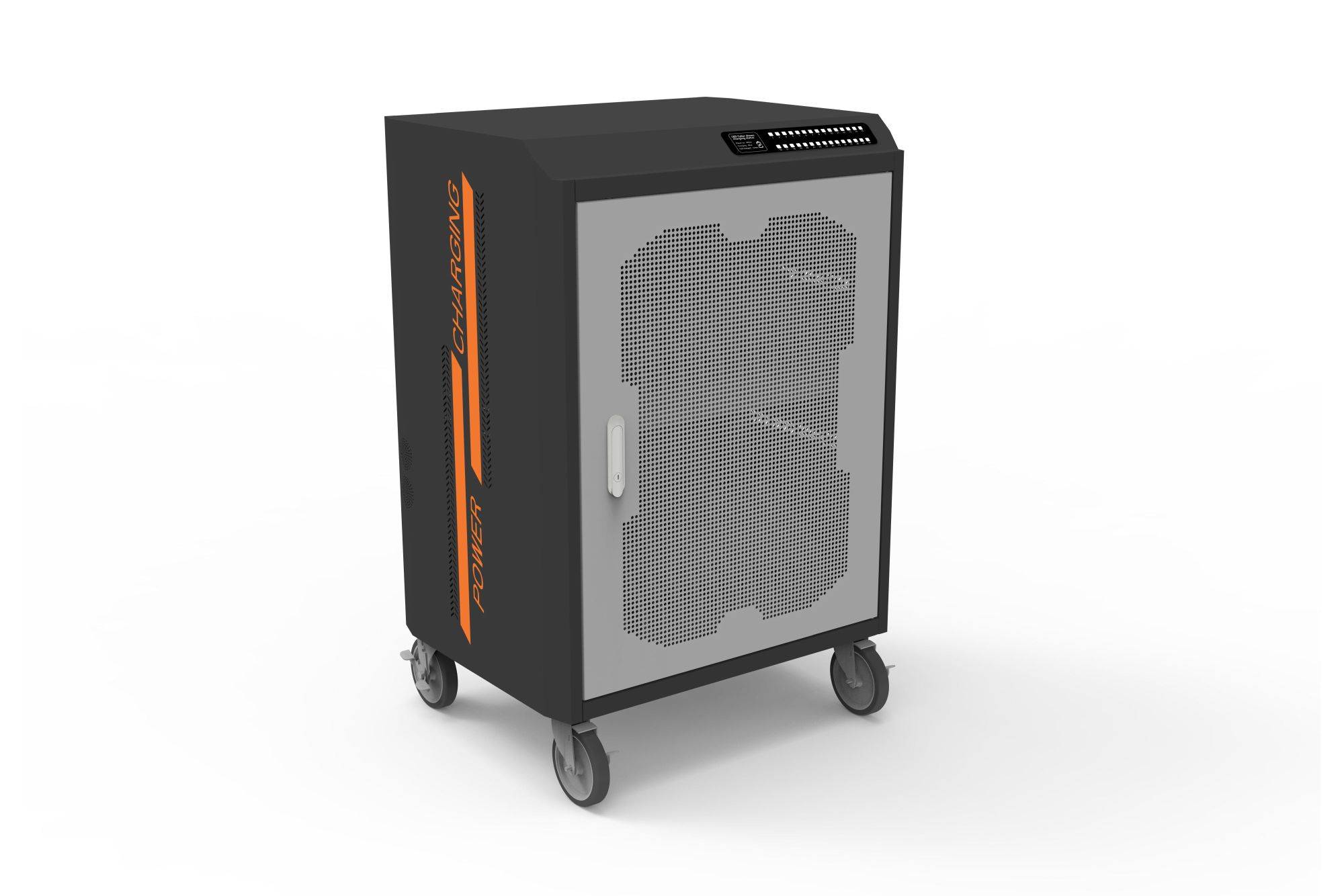 Good Connections® Ladewagen für 30 Geräte, USB-C™, 45W pro Port, PD 3.0, PPS, QC 3.0, schwarz/grau
