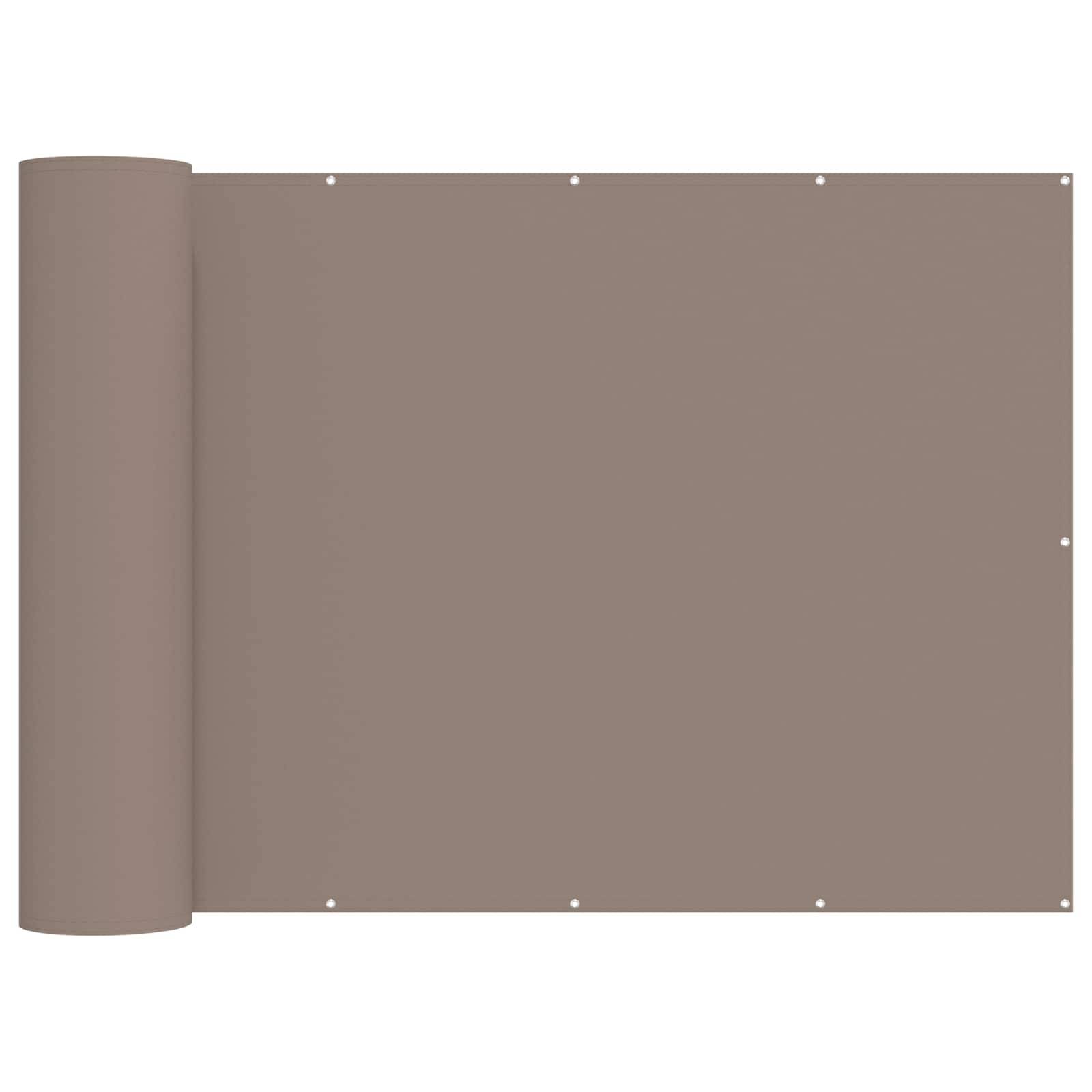 vidaXL Balkon Sichtschutz 180 x 300 cm Stoff mit PU-Beschichtung Taupe