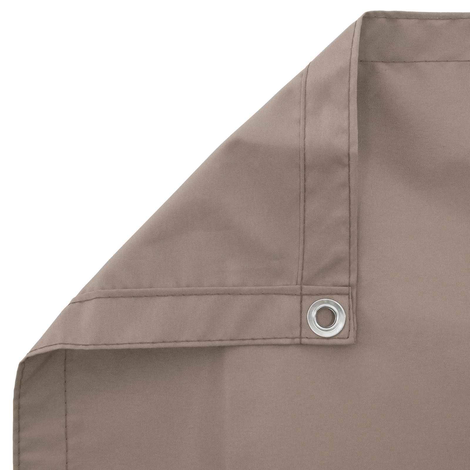 vidaXL Balkon Sichtschutz 180 x 300 cm Stoff mit PU-Beschichtung Taupe