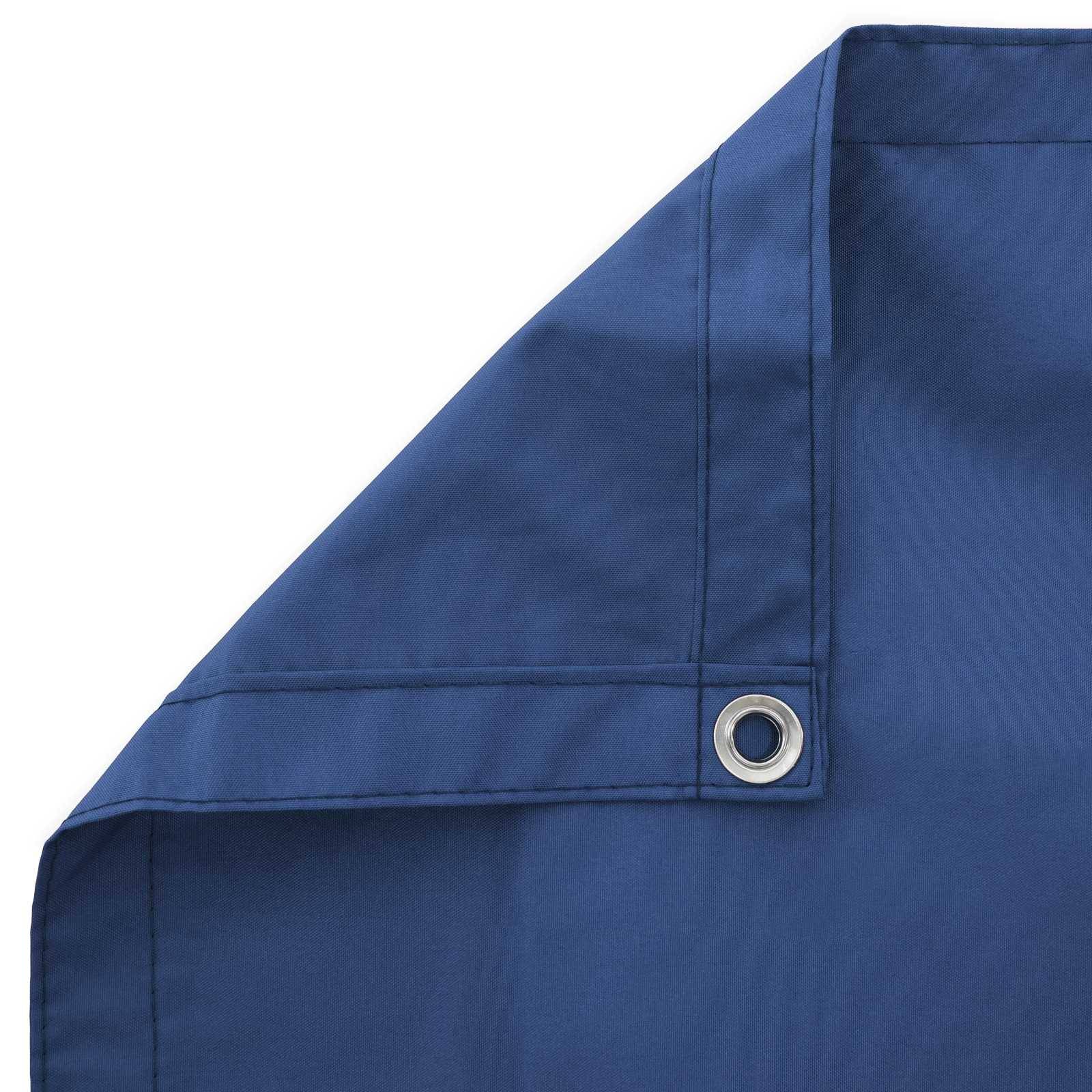 vidaXL Balkon Sichtschutz 180 x 500 cm Stoff mit PU-Beschichtung Blau
