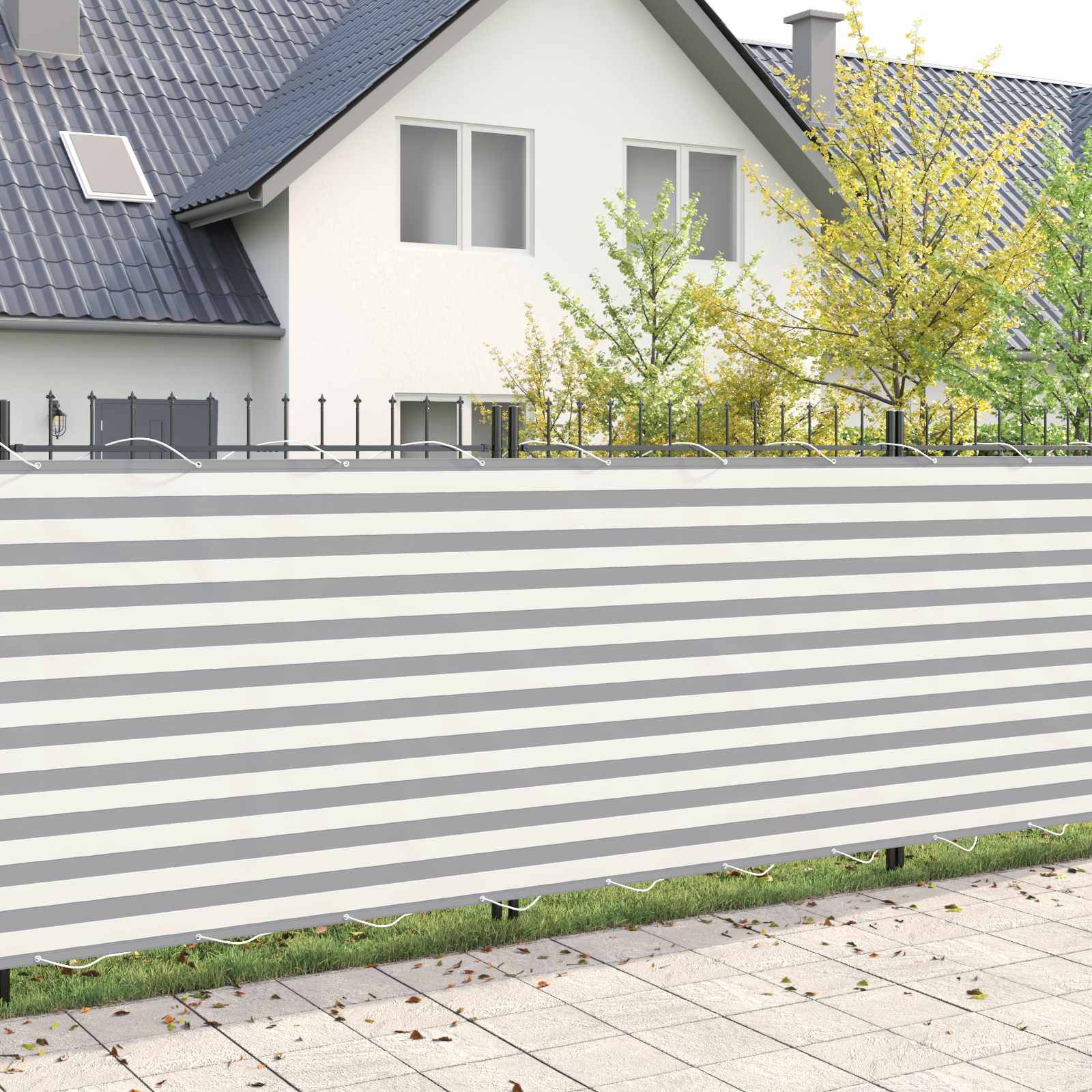 vidaXL Balkon Sichtschutz 150 x 600 cm Stoff mit PU-Beschichtung