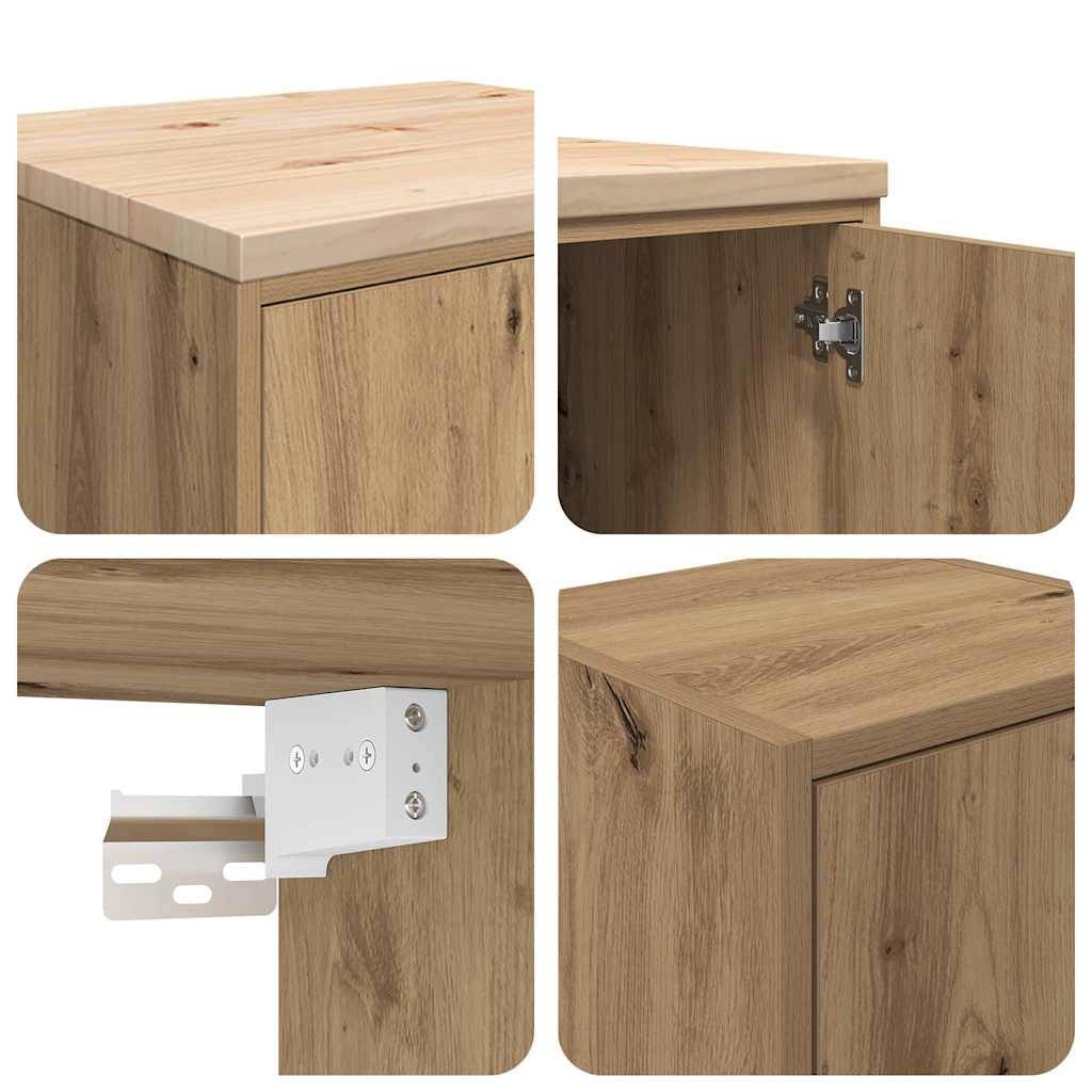 vidaXL Garagenschränke 6 Stk. Artisan-Eiche Holzwerkstoff