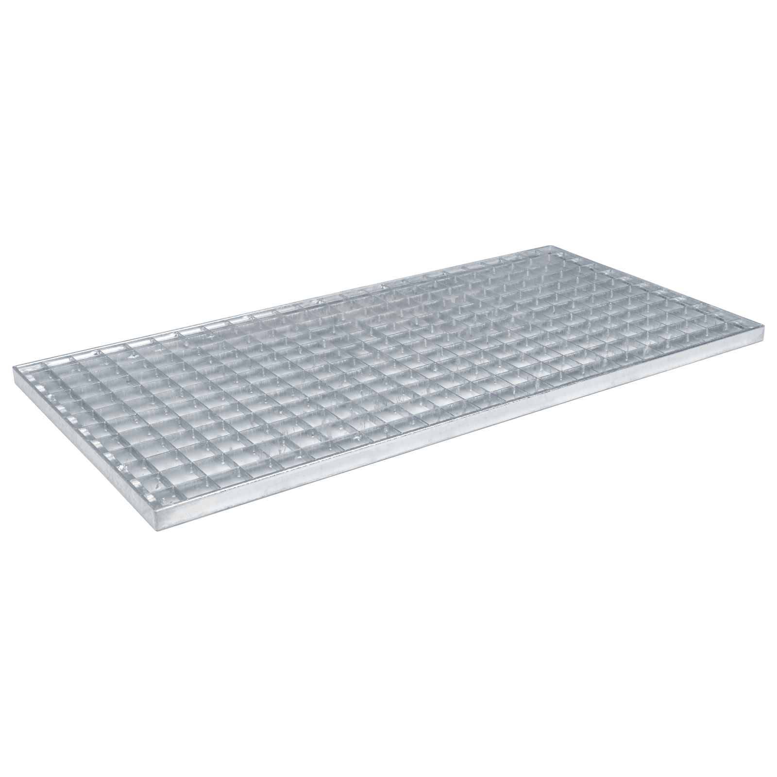 vidaXL Gitter Silber 80 x 40 x 2 cm Feuerverzinkter Stahl