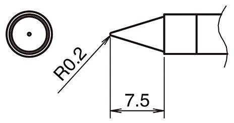 Aktiv-Lötspitze Format 0.2B