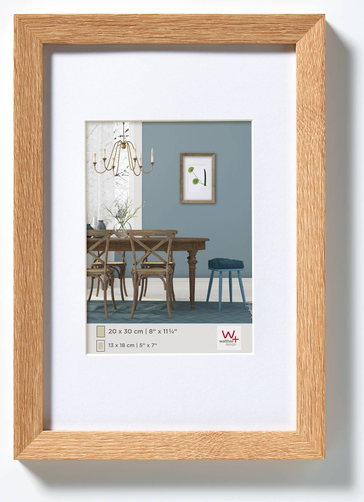 Fiorito Holzrahmen 50x70 cm, EICHE HELL