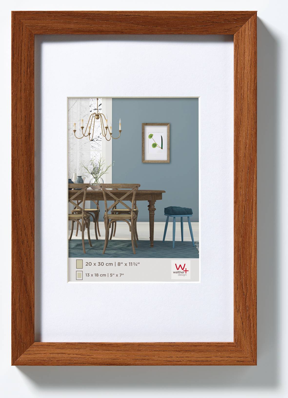 Fiorito Holzrahmen 60x80 cm, EICHE DUNKEL