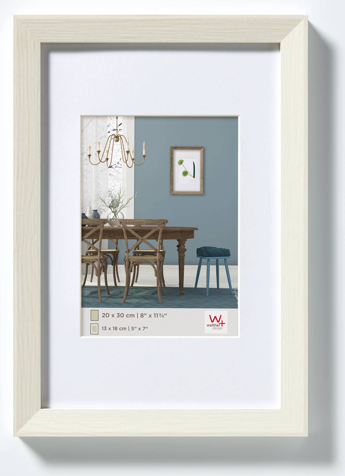 Fiorito Holzrahmen 60x80 cm, WEISS