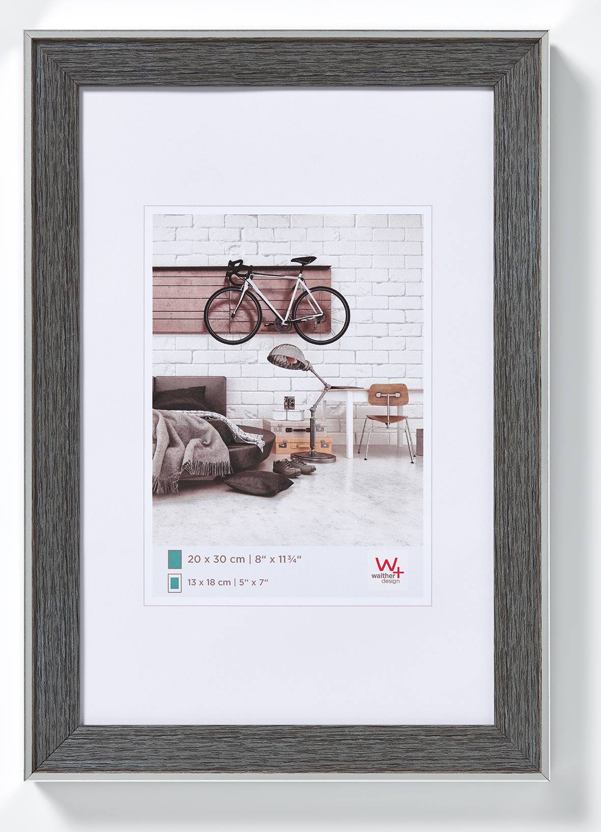 Bohemian Designrahmen 10x15 cm GRAU