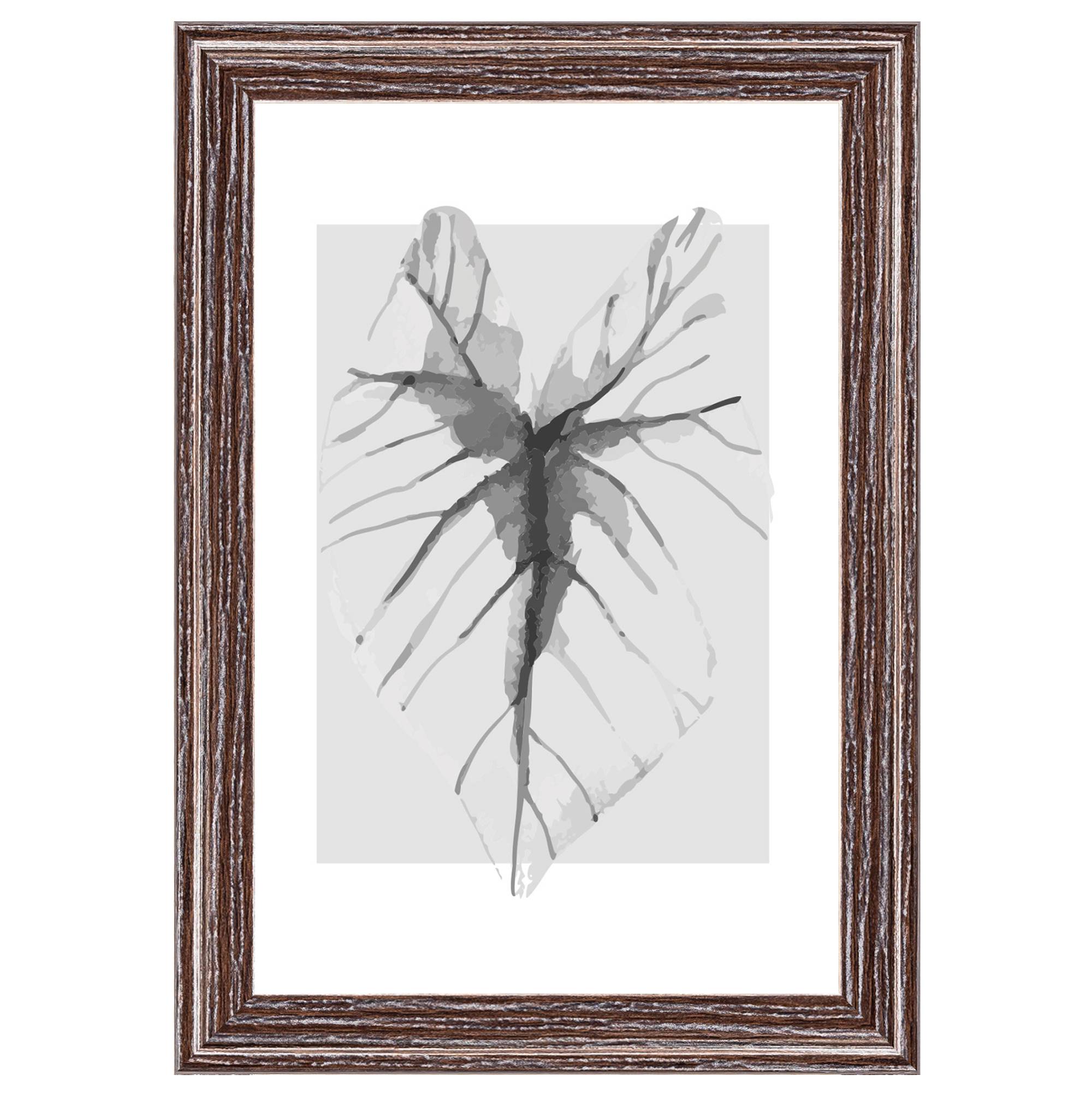 Ilo Holzrahmen 10x15, D'BRAUN, Blatt
