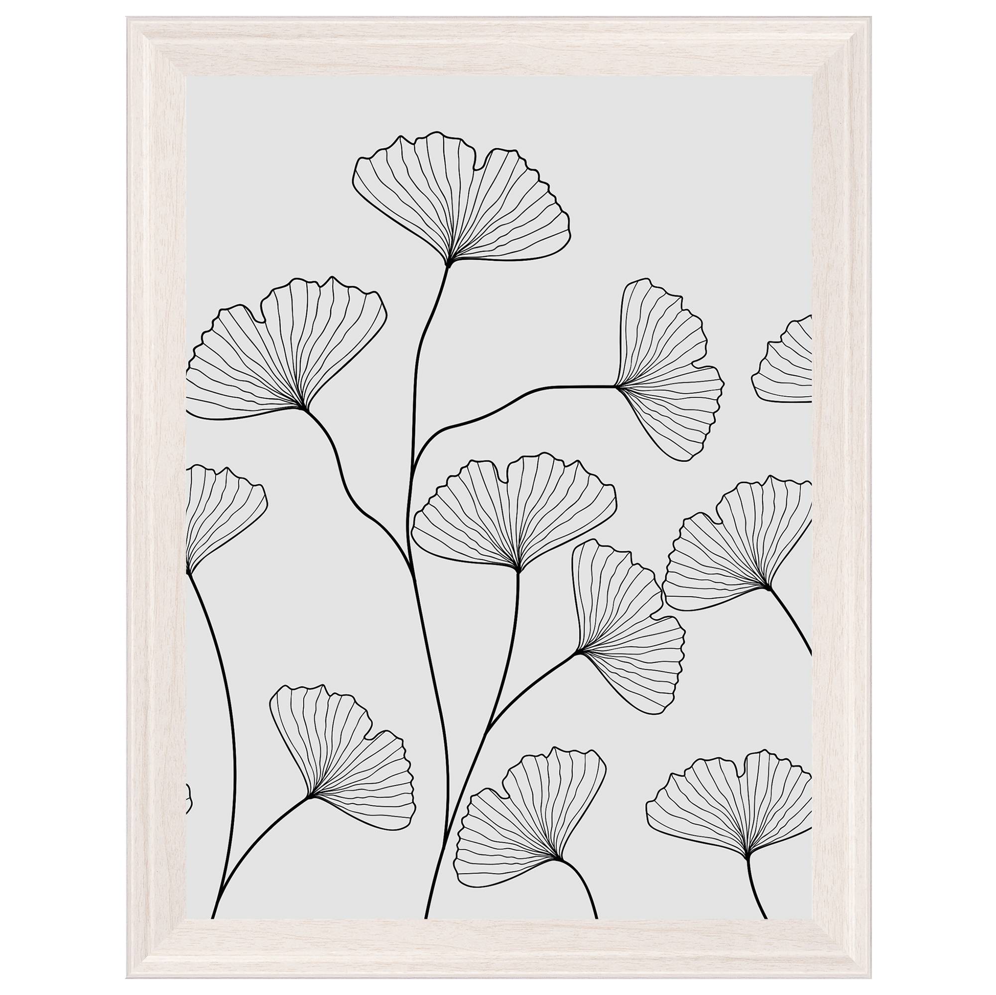 Ilo Holzrahmen 15x20, WEISS, Ginko