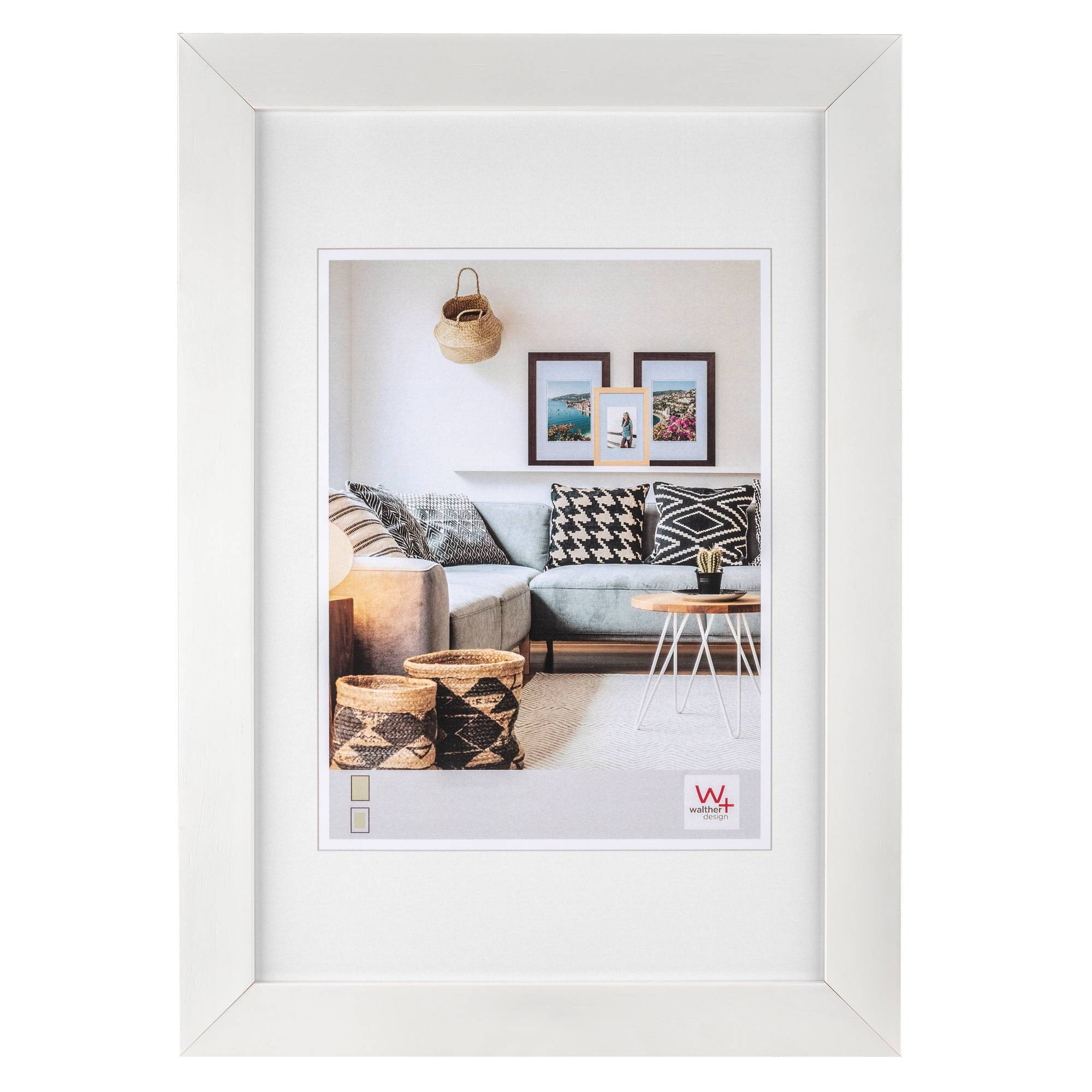 Nizza Holzrahmen 10x15 WEISS
