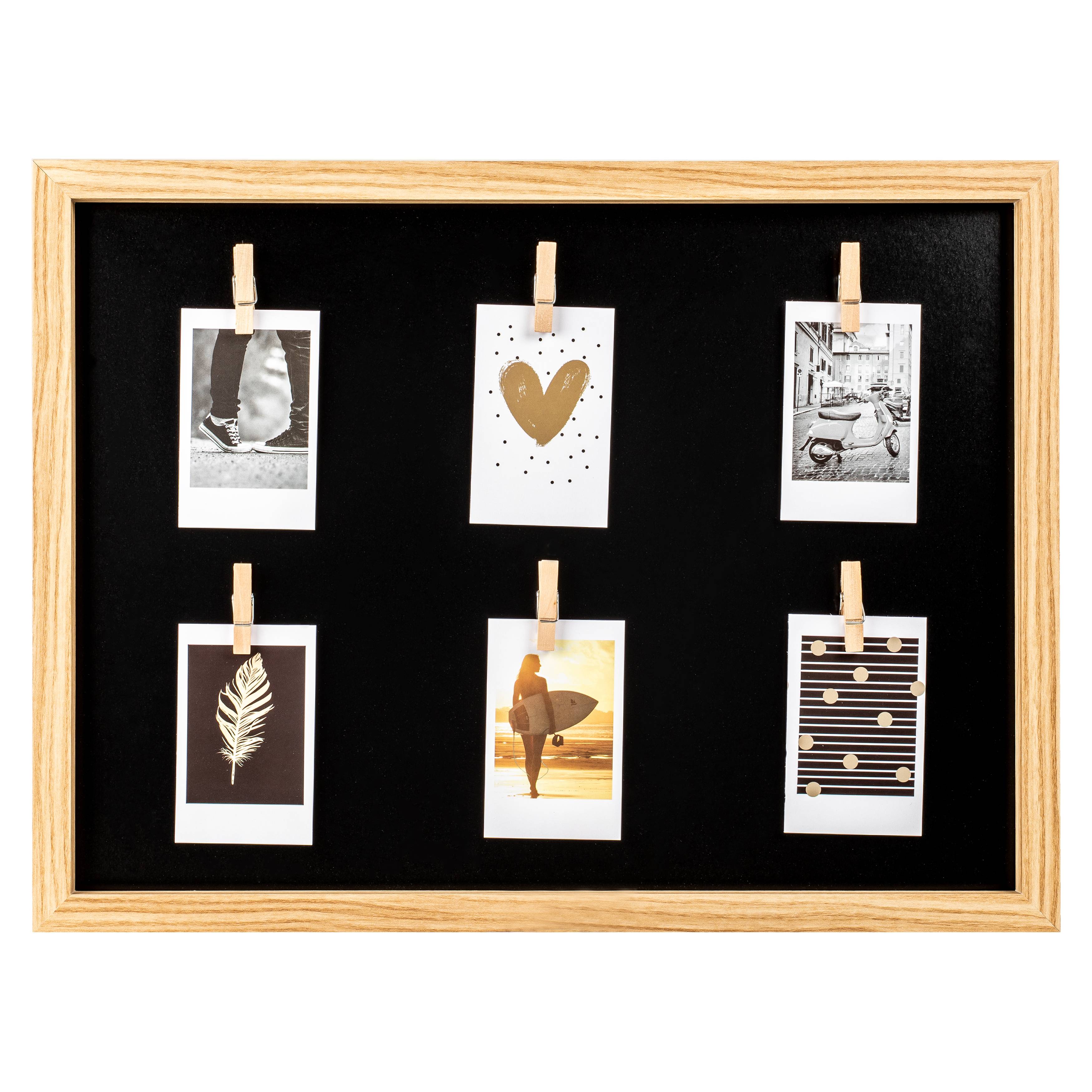 Adventure MDF Holz-Multirahmen 40x30 cm, natur